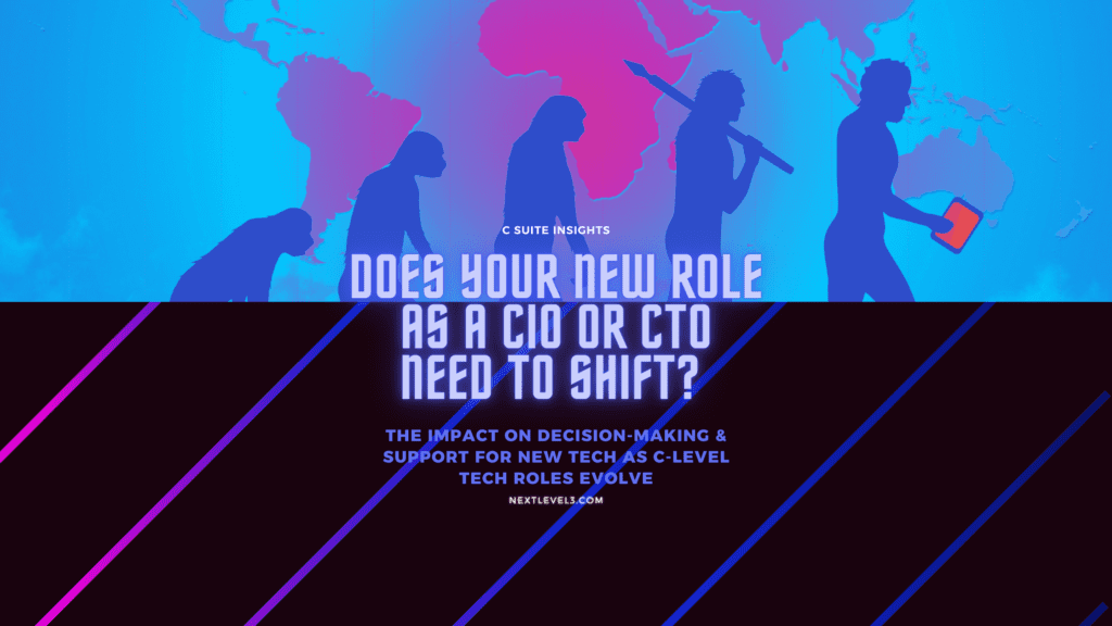Does your new role need to shift-impact on decision making and support for new cybersecurity tech