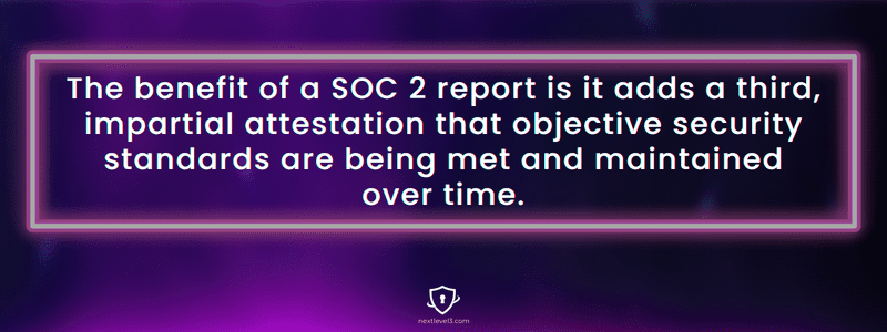 The benefits of a soc 2 report