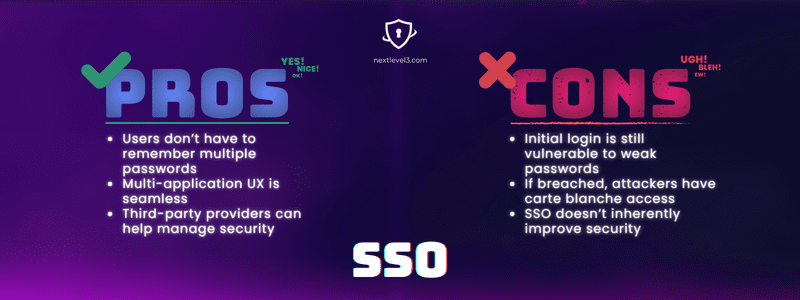 SSO pros and cons