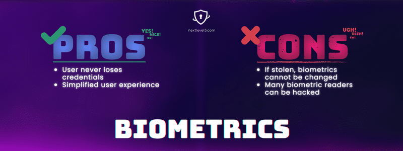 Biometrics pros and cons